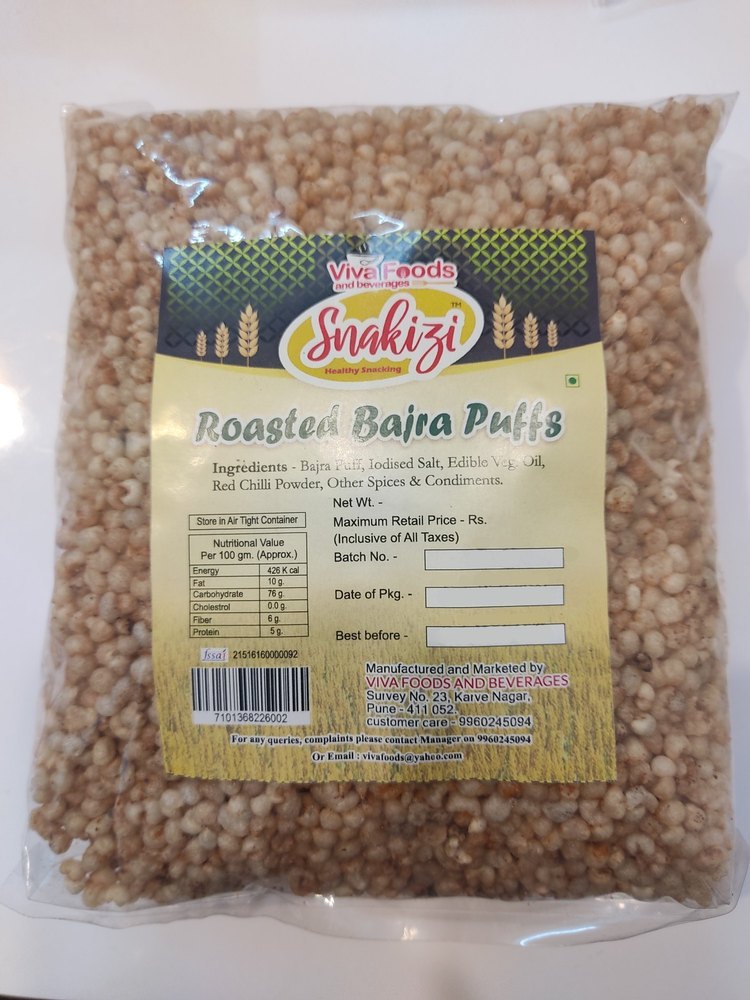 Roasted Bajra Puff, Packaging Size: 250 Gram