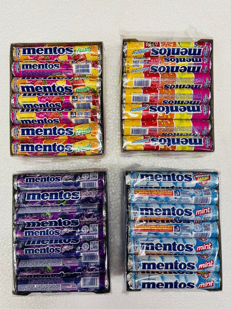 Round Mentos Mints Candy, Packaging Type: Packet, Packaging Size: 14 Piece