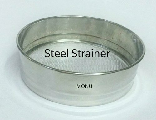 Monu Plastic Round Stainless Steel Sieve, For Home