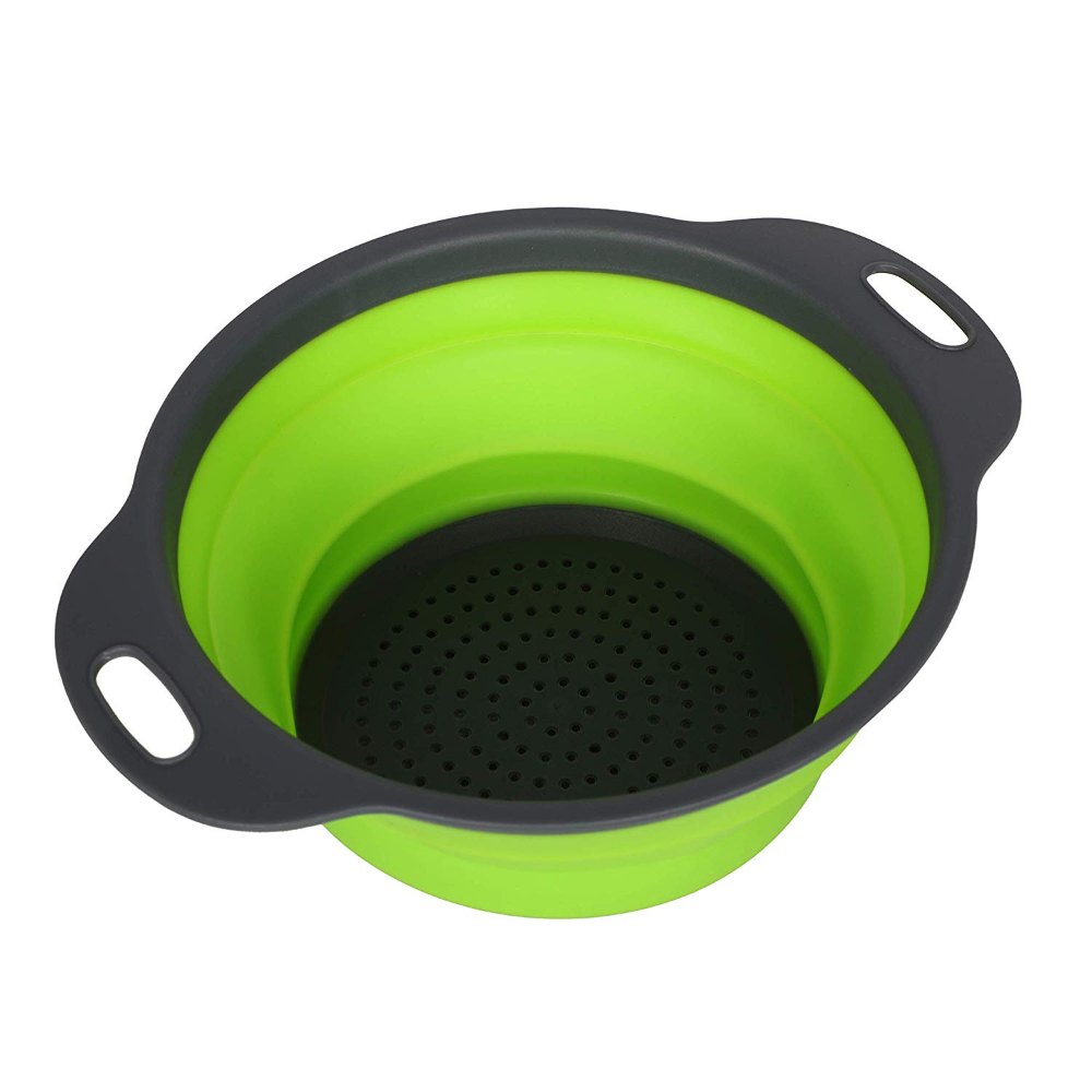 Red And Green Kitchen Tool Bowl Strainer, Packaging Type: Box