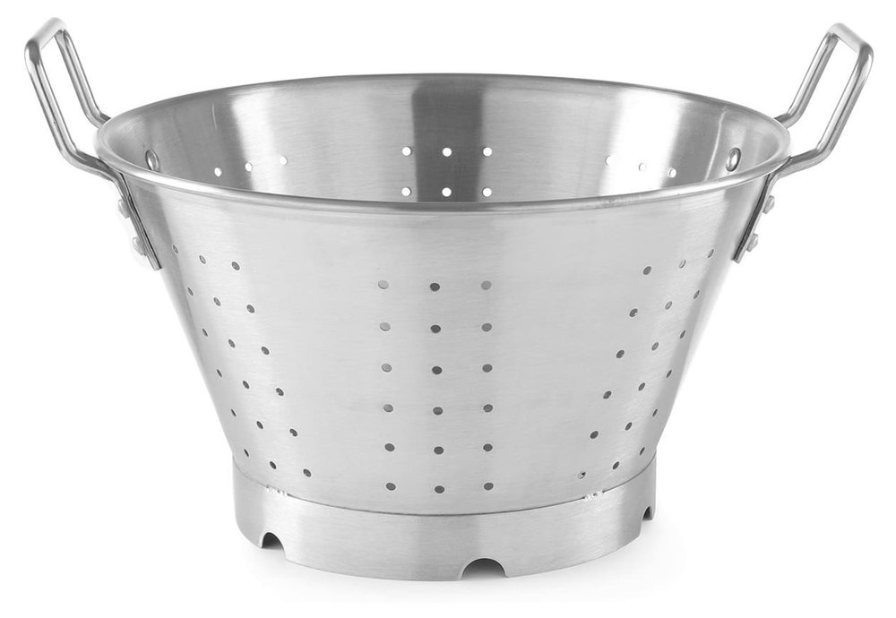 Silver Stainless Steel Rice Colander, For Restaurant