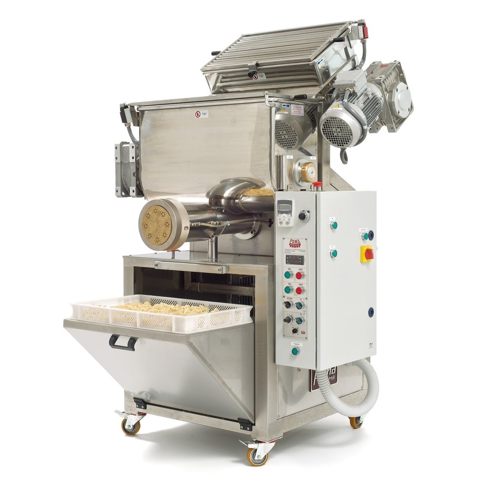 Stainless Steel Fully Automatic Pasta Making Machine, Capacity: 100~150 kg/H, 800 kg