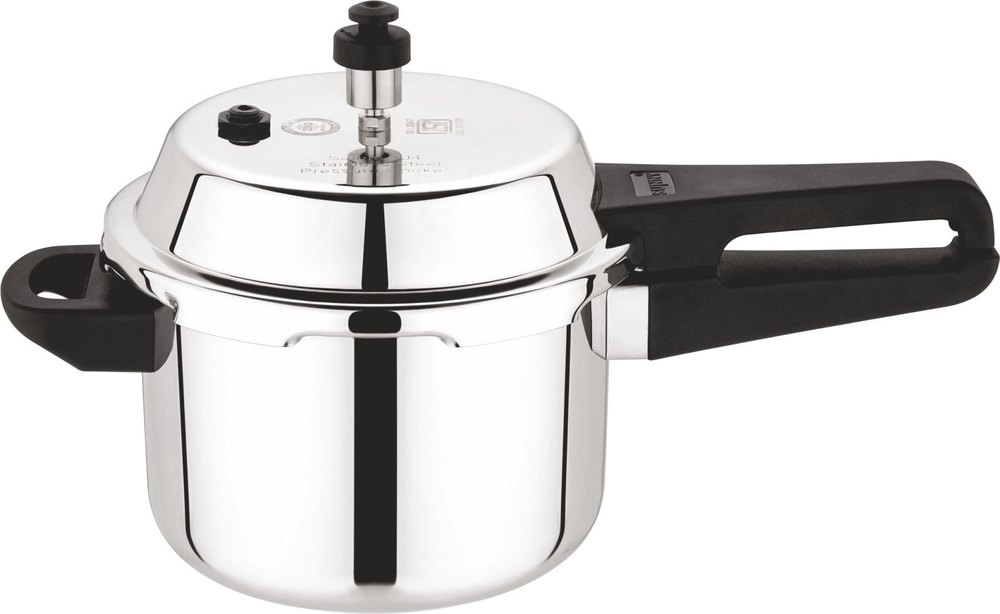 Classic Silver Tri-Ply Deluxe Outer Lid Cooker, Capacity: 3 Liters, Size: 3 Lts