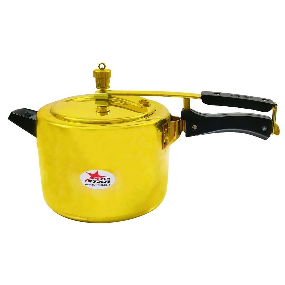 Brass Pressure Cooker, Pittal Cooker, Pressure Cooker With Khalai/Tin Coated Inner Side