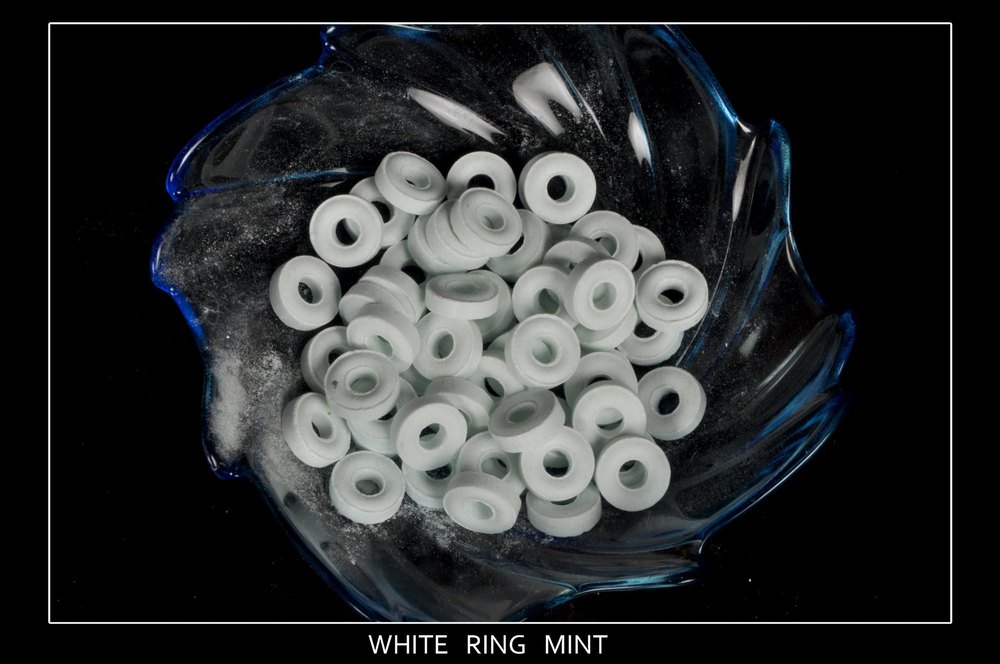 Aarson\'s White Ring Mint Candy, Packaging Type: Loose