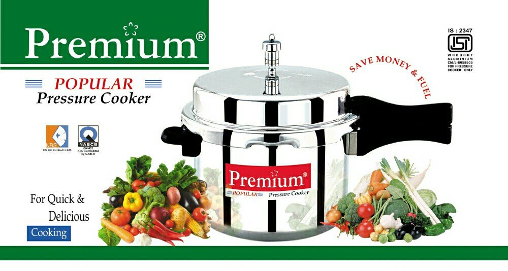 Premium Silver Pressure cooker, For Home, Capacity: 3Litre