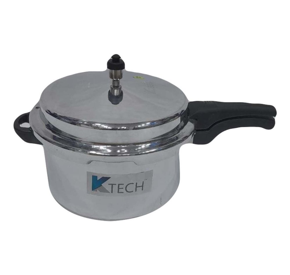 Silver K Tech Glossy Pressure Cooker 5ltrs, For Home, Size: 30 Inch