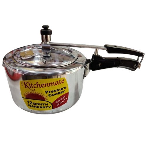 Kitchenmate Aluminium Pressure Cooker, Capacity: 5 Ltr, for Home