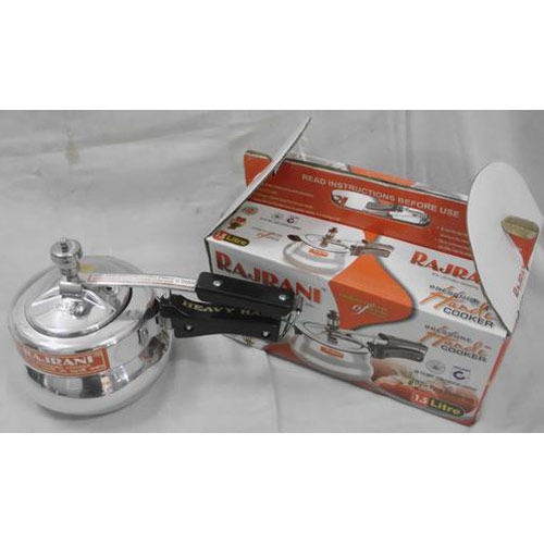RAJRANI Natural 1.5 Ltr Handi Pressure Cooker, For Used In Household, For Home