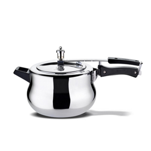 RICH COOK Round SS Handi Pressure Cooker, For Home, Size: 5 Litres
