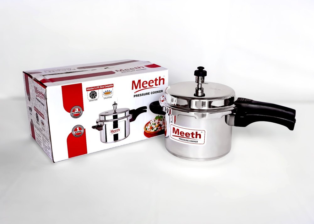 Meeth 3 Litres Induction Base Pressure Cooker, For Home