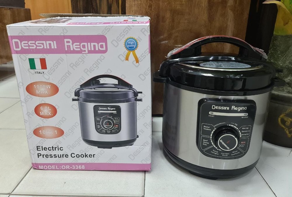 china Silver Electric pressure cooker, For Home, Size: 6 Leter