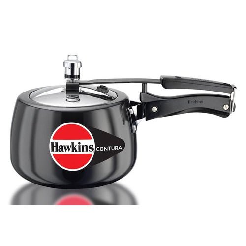 1.9 Kg Black 3 Litre Hawkins Contura Hard Anodized Pressure Cooker