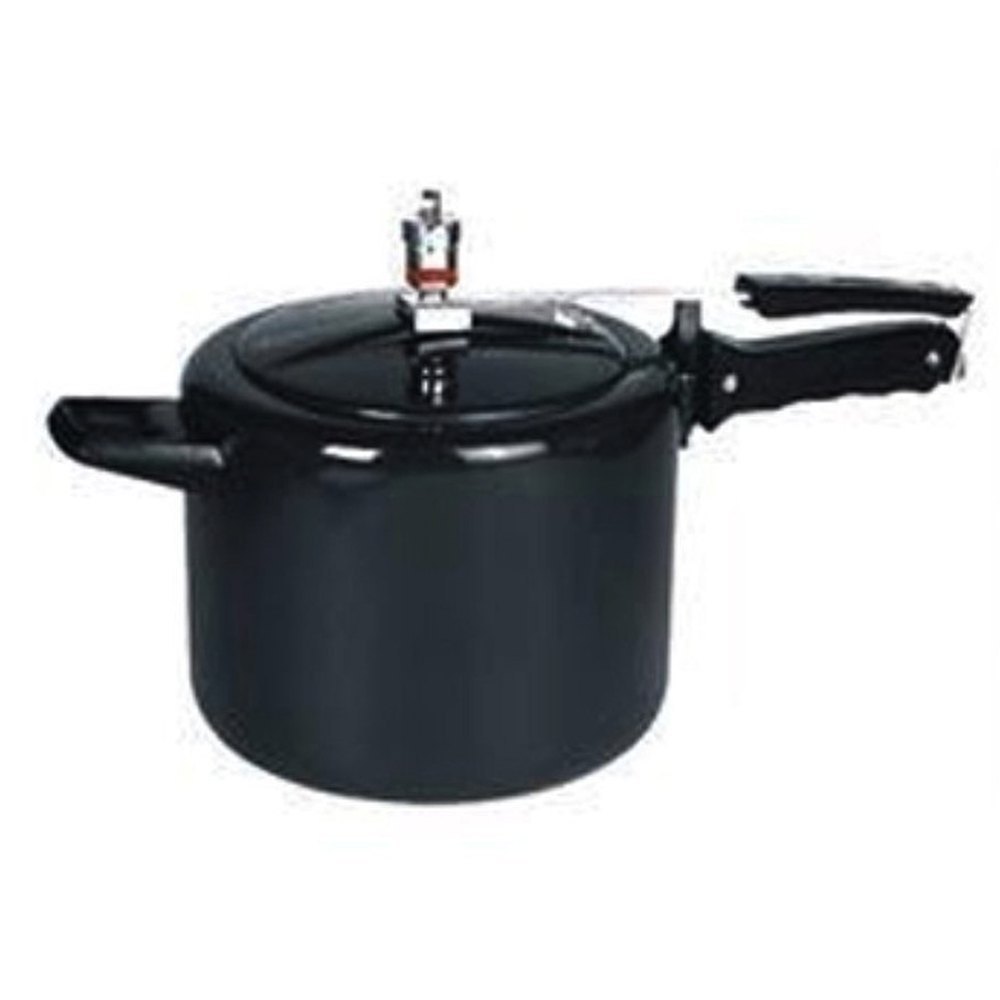 Black Stainless Steel Non Stick Pressure Cooker, Capacity: 5L, Size: 9inches