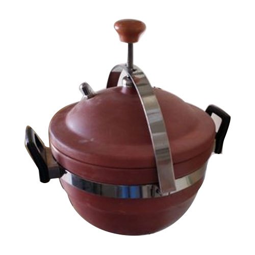 Color Coated 3 L Terracotta Clay Pressure Cooker