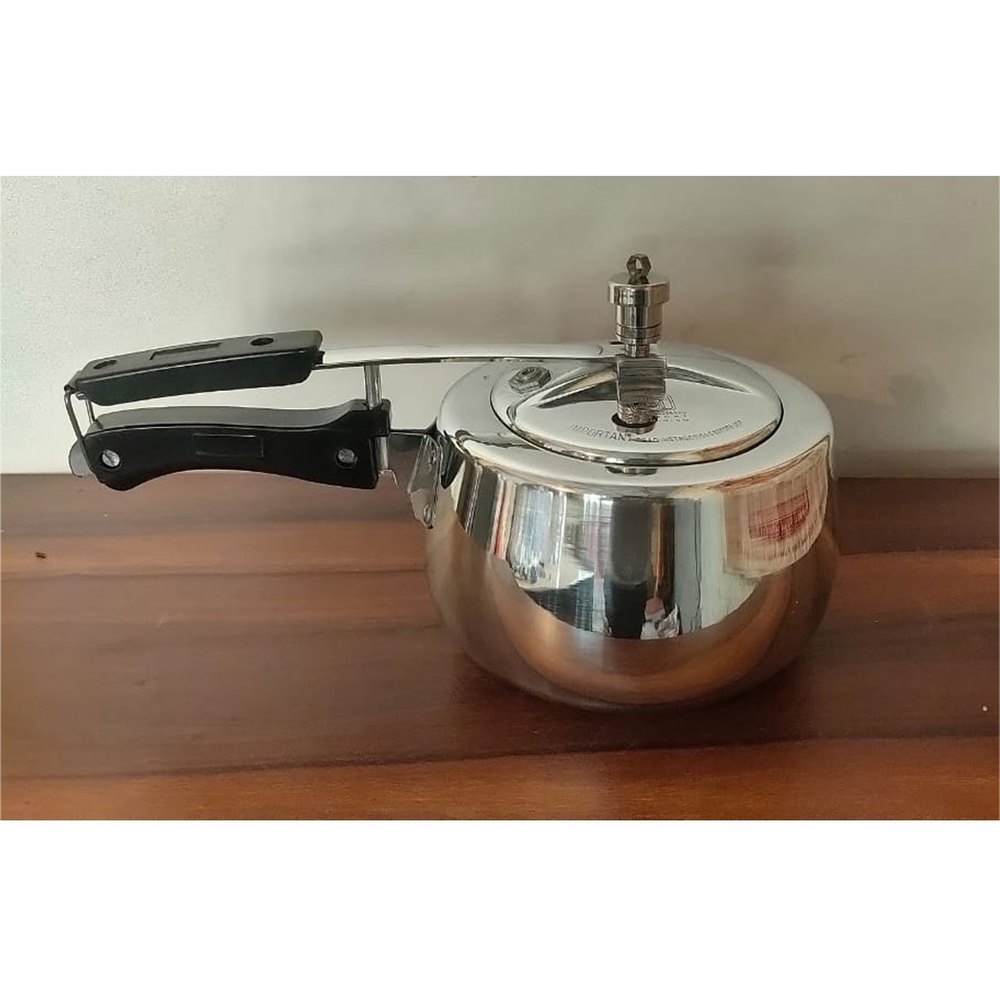 Wrought Aluminium 3.5 L Kitchen Bird Pressure Cooker, For Home img