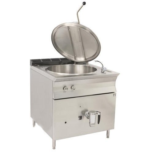 Stainless Steel Commercial Gas Bulk Cooker, Capacity: 50-200 Ltr