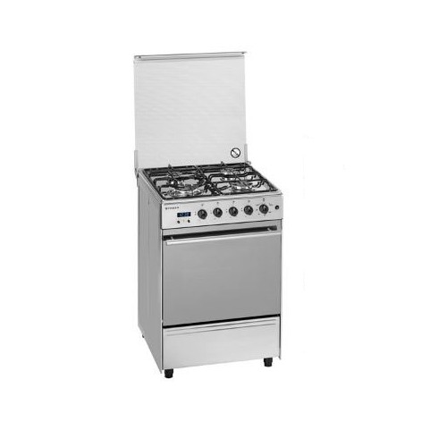 Hafele Stainless Steel 4 Burner Commercial Cooking Range With Oven, Model Name/Number: FCR-52L-4B img