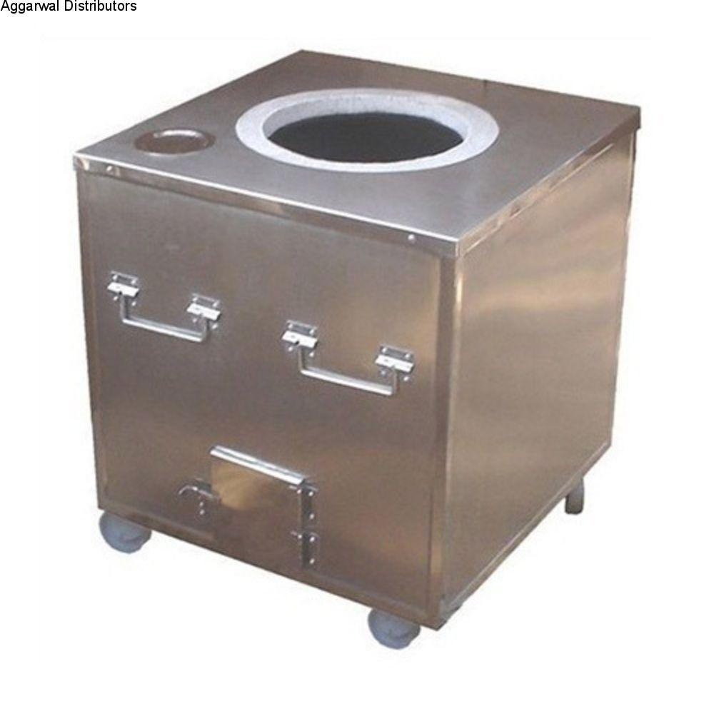 Indian Gas Stainless Steel Drum Tandoor, For Hotel