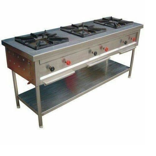 Stainless Steel (body ) Three Burner Cooking Range