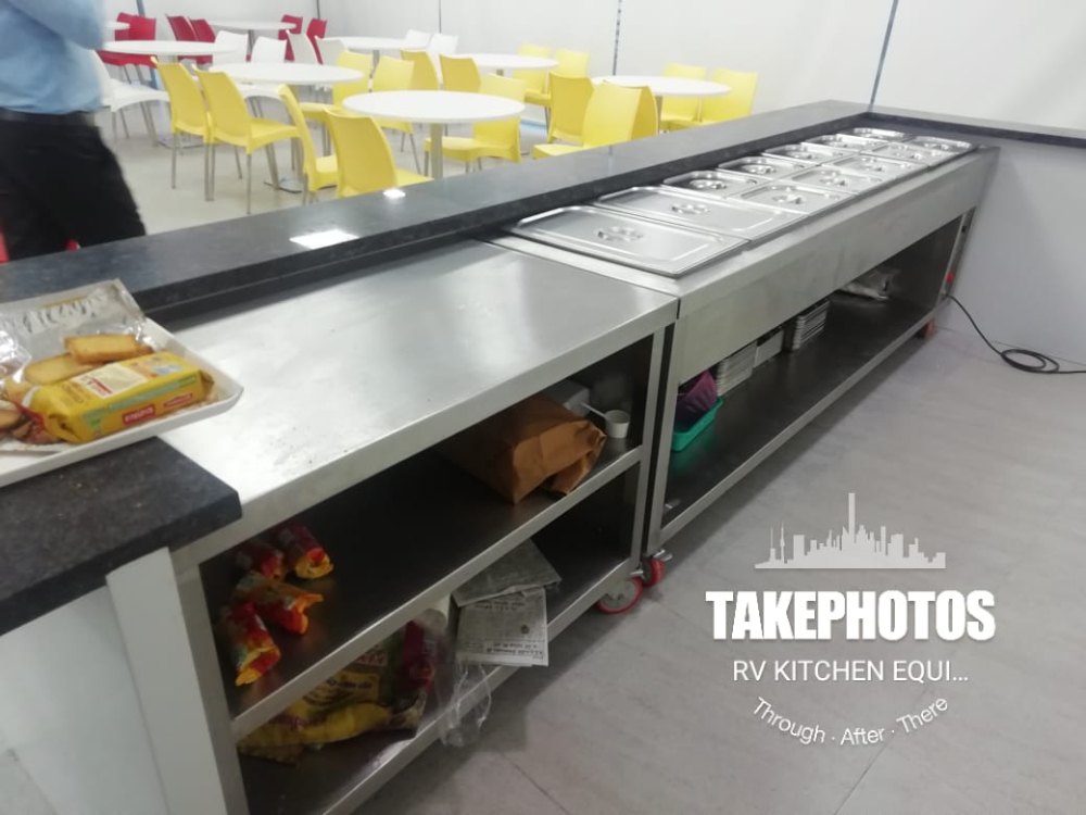 SS Bain Marie Display Counter, For Catering