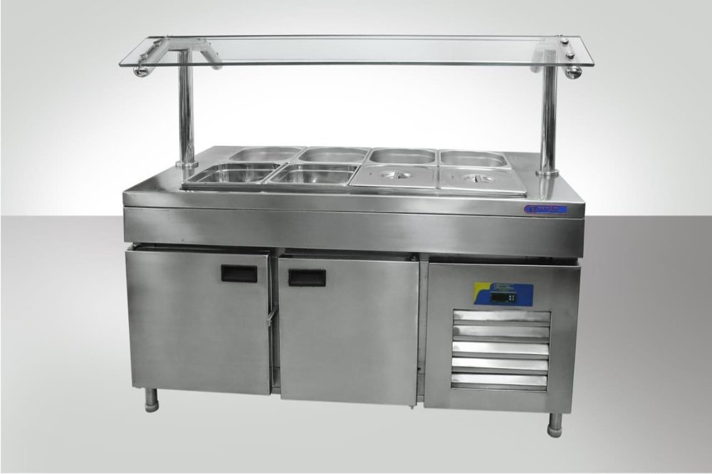 Ss Commercial Bain Marie Counter, For Catering