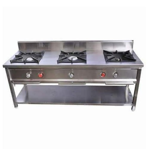Silver 3 Chinese Cooking Range