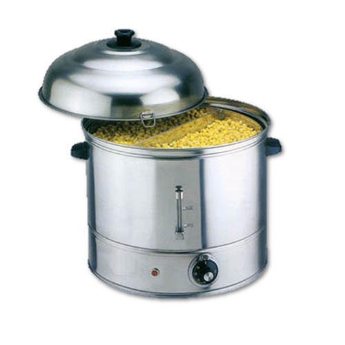 LPG Commercial Cooking Range Stainless Steel Electric Corn Steamer