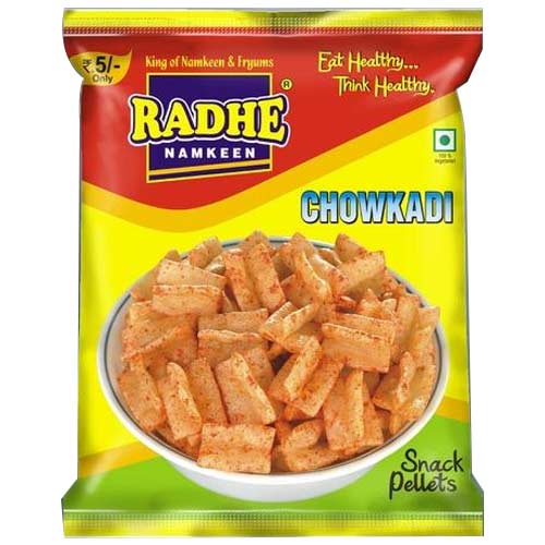 Radhe Namkeen Chokdi Fryums, 30 Gm