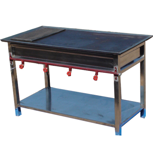 HCP Stainless Steel Puffer Hot Plate Machine, Size: 4x2x2.5 Feet