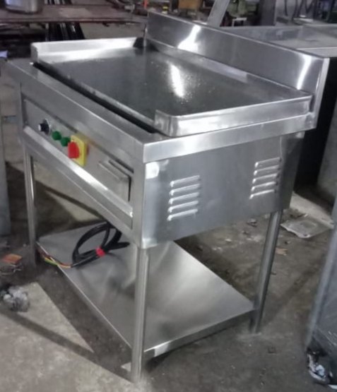 Stainless Steel SILVER Electric Hot Plate, For Restaurant img
