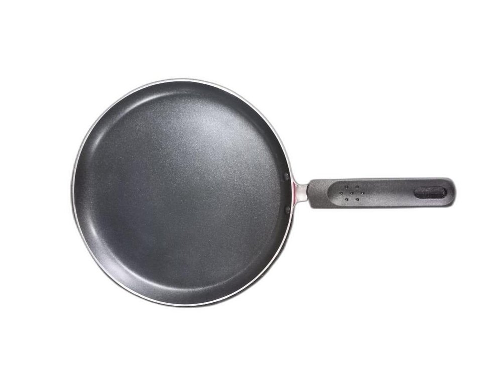 2 Layer Coating Red Aluminium Non Stick DOSA 10.5/2.6MM, For Kitchen, Capacity: 1 Kg