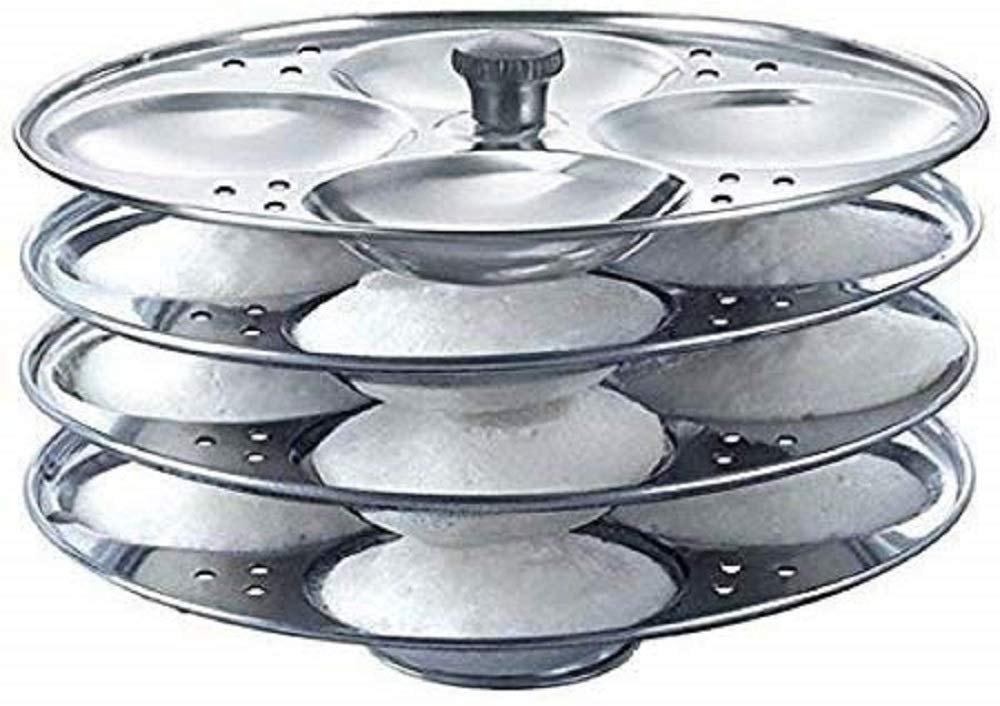 Stainless Steel Idli Stand, For Idali Making, 4 Plates