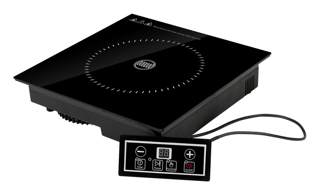 220-240 W Square Induction Cooker (Built In), For Commercial, Black