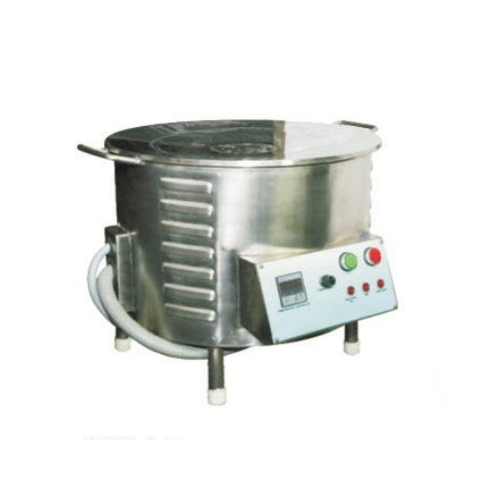 For Commercial Kitchen Stainless Steel Round Induction Tikki Tawa