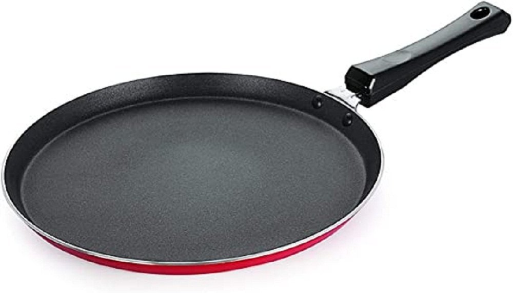 Black Stainless Steel 270 mm Ideal Non Stick Dosa Tawa, For Kitchen