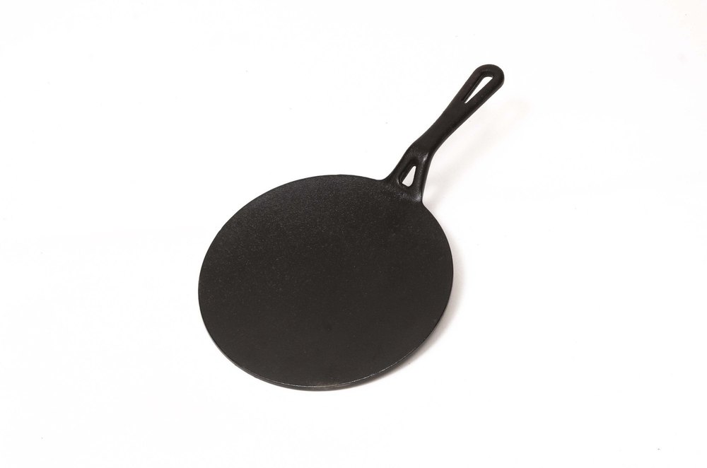A-star Black Cast Iron Roti Tawa 10 Inches, For Home
