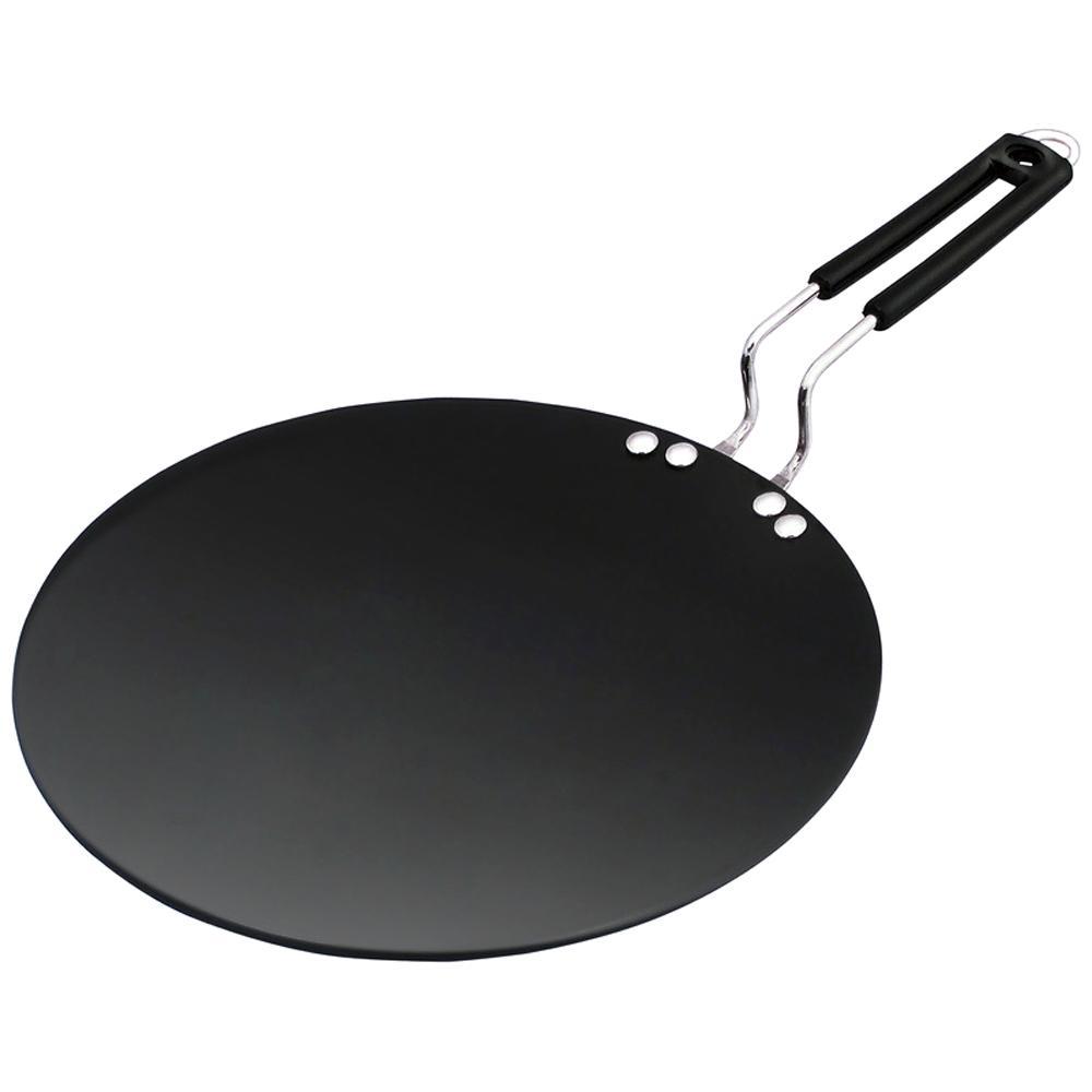 Redberry Black Hard Anodized Roti Tawa, For Home, Size: Various