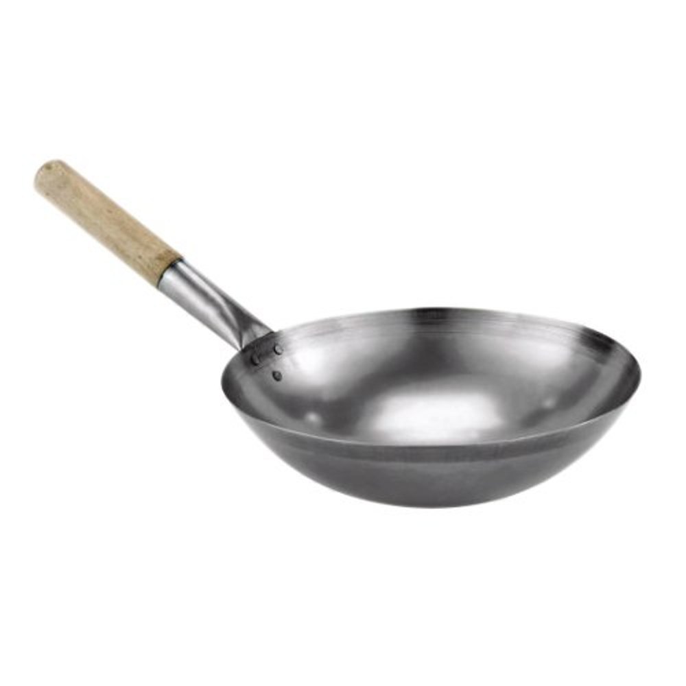Oval SS Chines Wok 12 inch, For Kitchen