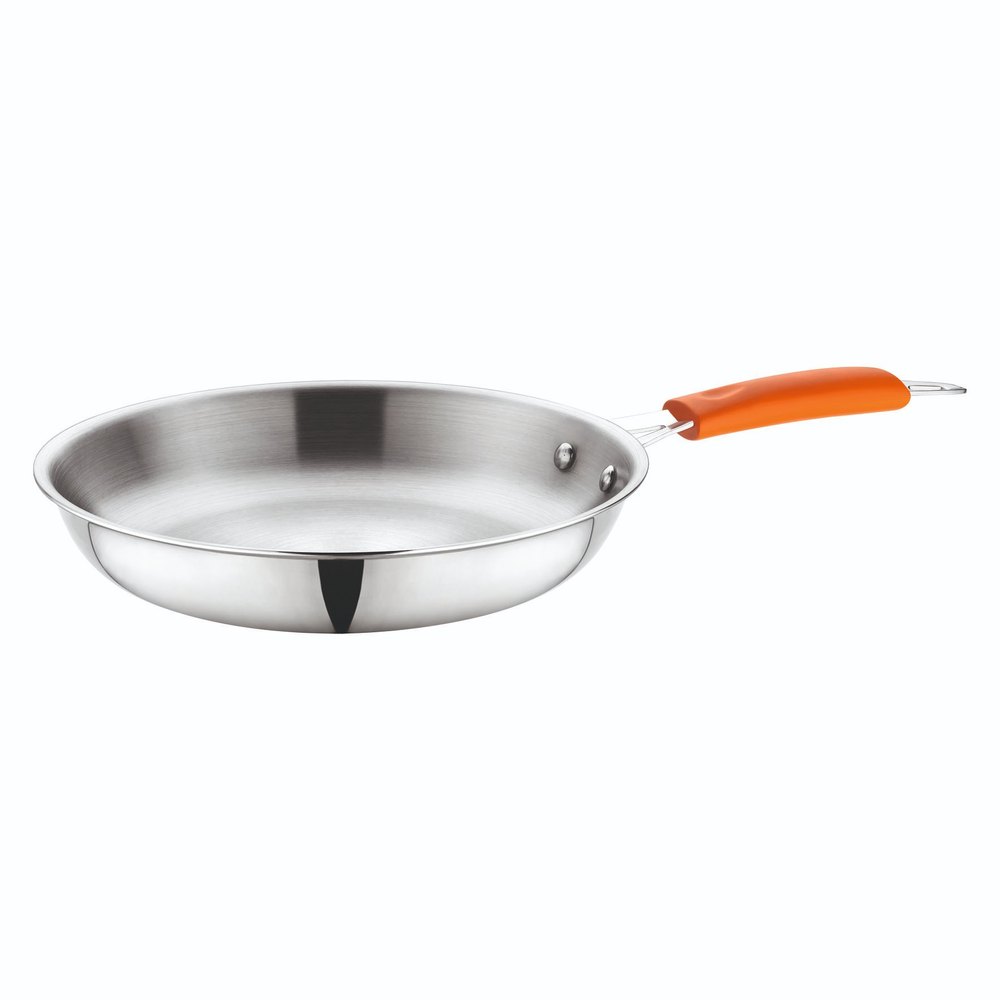 Stainless Steel Triply Cookware FRY PAN SIZE 18 CMS, For Home