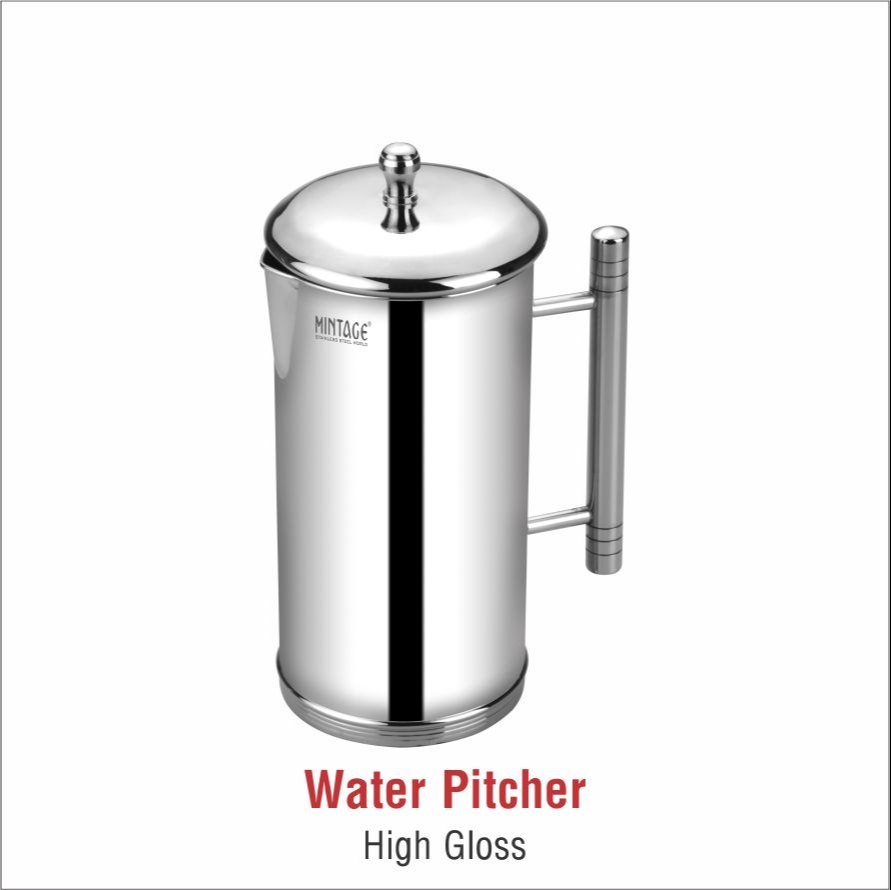 Mintage Metal High Gloss - Pitcher, For Hotel, Size: Standard