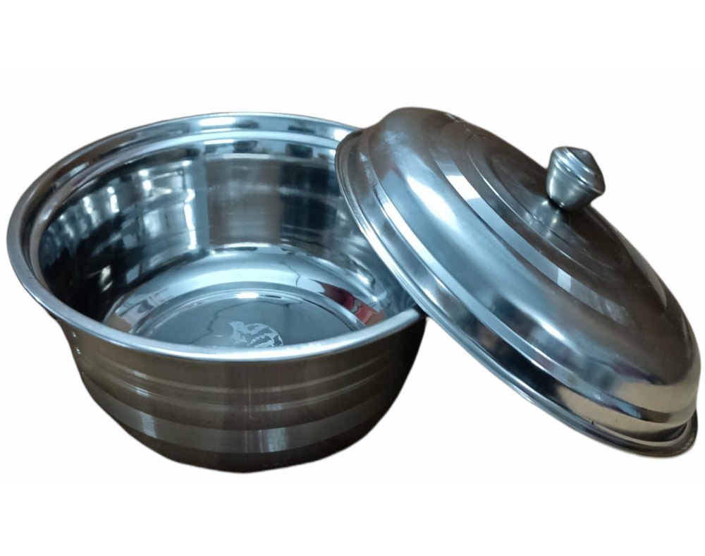 500mL Stainless Steel Serving Bowl, For Home, Shape: Round