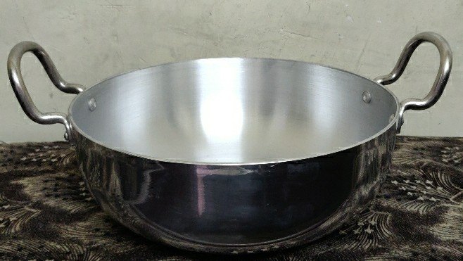 KRISHNA/ MORE Round Aluminum Kadai, For Kitchen
