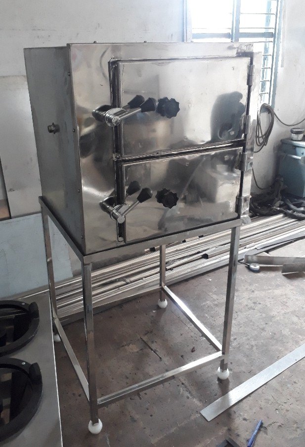 Manual Stainless Steel Idly Steamer, Capacity: 100 - 500, Steam Boiler