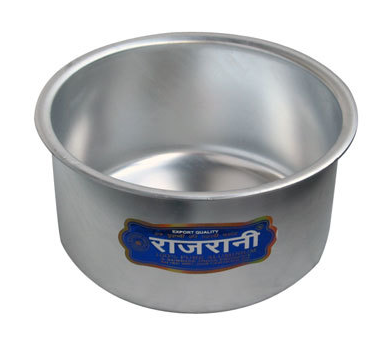 Polihsed Silver Aluminum Patila, For Home, Packaging Type: Box