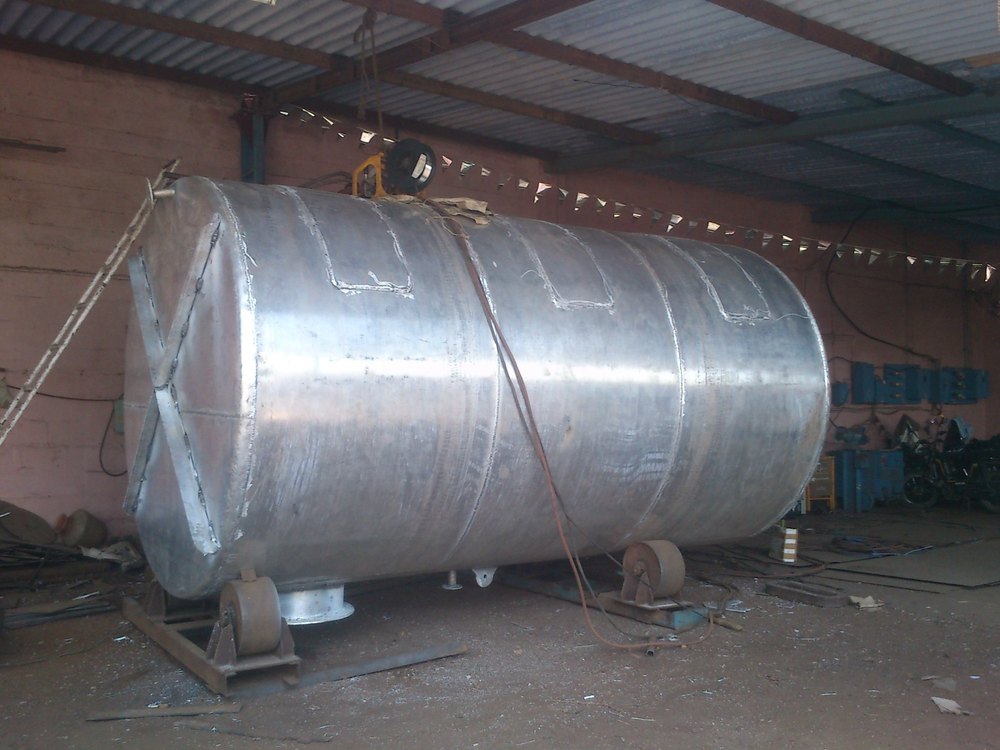 Paramasivam Aluminium Round Aluminum Vessels, For Industrial, Capacity: 10000 And Above