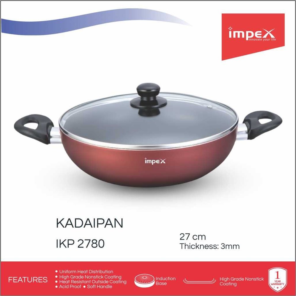 Impex Nonstick Kadai Pan 27cm (IKP 2780)