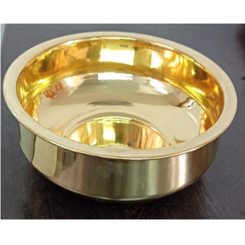 1 Bowl Brass Arikan Chatty, Packaging Type: Box, Round