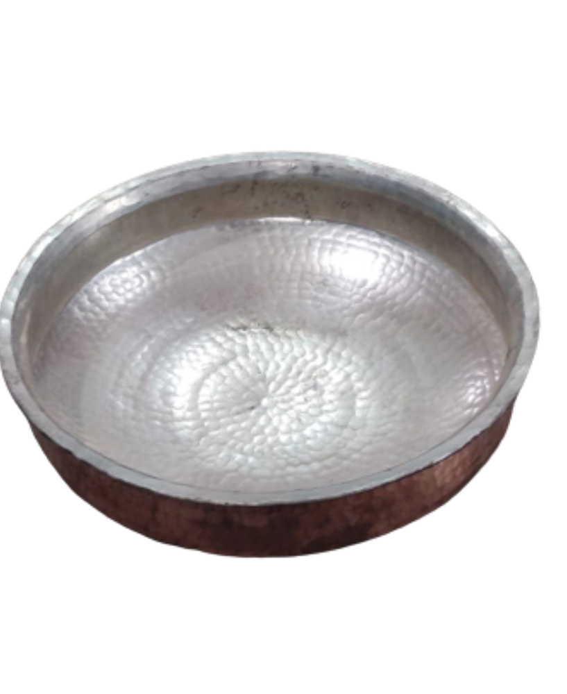 Silver Round Copper Lagan, Capacity: 10Kg, Size: 18 Inch