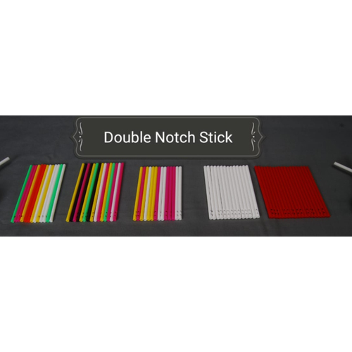 Double Notch Lollipop Sticks, Packaging Type: Packet